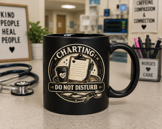 Charting: Do Not Disturb 15oz Coffee Mug
